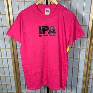 Hot Pink IPA Tee NWT